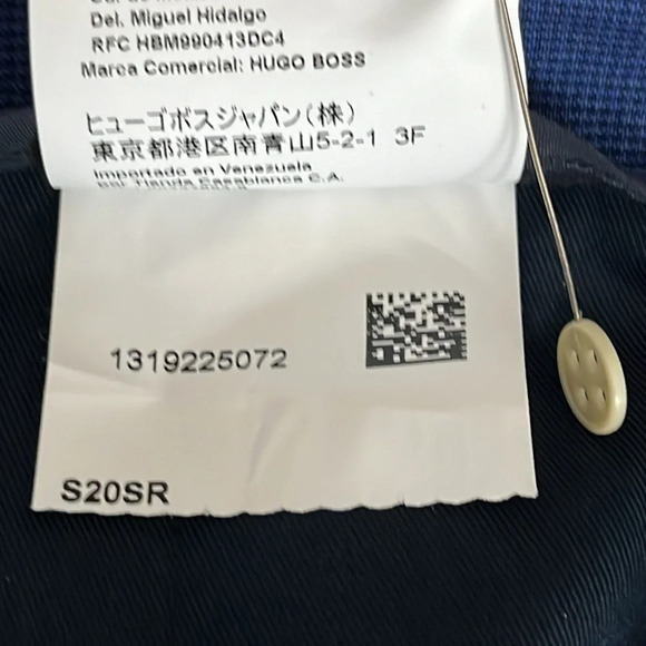 Hugo Boss Slim Fit Virgin Wool Flat Front Suit Pants in Blue - NWOT - Size 30 - Picture 7 of 8